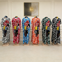 Nouvelle Robe Musulmane Décontractée d'Été à Col en V et Manches Courtes, Vente en Gros