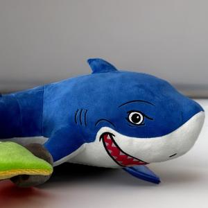 맞춤형 봉제 만화 상어 박제 동물 장난감 부드러운 봉제 상어 장난감 운동화 OEM ODM 귀여운 바다 동물 장난감 - Product Image 6