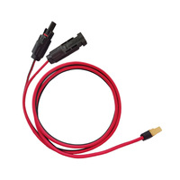Câble de raccordement JYD personnalisable en longueur 60CM XT60 vers MC4 12AWG, faisceau de câblage, connecteur, fil de borne, cordon d'alimentation, fil de connexion de batterie
