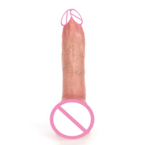 Vibratore Dildo grande realistico da 12 pollici per le donne quantità di ordine minimo che spinge il Silicone liquido preservativo di riscaldamento - Product Image 5