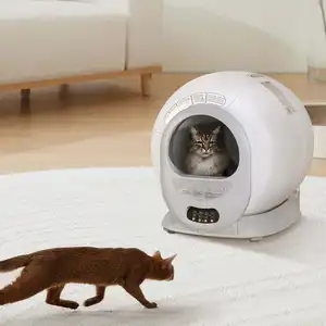 No More Scooping Automatic Cat Litter Box With APP Control Smart Litter Box APP Control Self-Cleaning Cat Litter Box