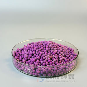 Permanganat <span class=keywords><strong>Potassium</strong></span> Kmno4 <span class=keywords><strong>de</strong></span> haute qualité avec boule d'alumine activée violette Kmno4 adsorbant alumine activée - Product Image 1