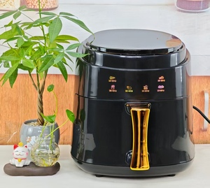 Friteuses à air électriques intelligentes 8L Grande capacité Automatique Ménage Multi 360 ° Friteuse <span class=keywords><strong>sans</strong></span> <span class=keywords><strong>huile</strong></span> à écran tactile LED pour la cuisson - Product Image 4