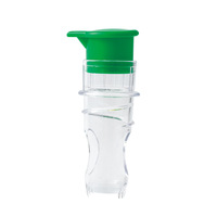 Presse-citron manuel portable, extracteur d'agrumes miniature avec couvercle en forme de feuille, en plastique PP réutilisable, pour faire du jus de citron vert