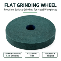 Meule en carbure de silicium vert à liant céramique pour usinage de surfaces de précision de substrats semi-conducteurs, longue durée de vie, vente en gros