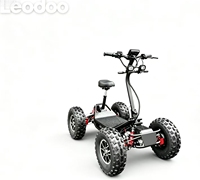 LEO DOO Quad électrique pliable tout-terrain avec une vitesse de 40 km/h