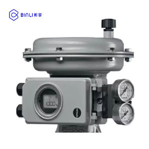 Positionneur de vanne numérique Samson 3730-3 avec contrôle de débit et régulateur-filtre 67cfr en fonte - Product Image 4