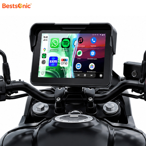 Écran de navigation portable Bestsonic pour moto, compatible CarPlay et Android Auto, design antivol, 5 pouces, navigation d'aventure - Product Image 1