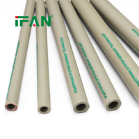 Raccords de plomberie PPR gris IFAN 20-110 mm PN25 pour l'alimentation en eau des bâtiments, intérieur et extérieur