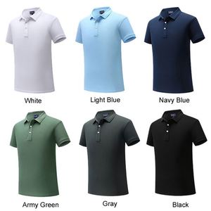 Polo Personalizado con Logotipo, Talla Grande, Manga Corta, Deportivo, de Golf, de Poliéster y Algodón, de Secado Rápido, Cuello Clásico, para Hombre, Trabajo, Oficina - Product Image 2