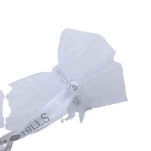 Sacs en organza tendance avec logo personnalisé, pochettes à bijoux, sacs cadeaux à cordon, sacs à bonbons, sacs en organza du Zhejiang pour mariage et fête, vente en gros - Product Image 4
