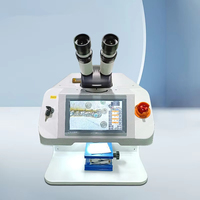 Mini petite machine de soudage par points laser de bijoux en or argenté à fibre Ipg 200w