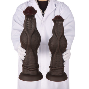 Dildo Grande y Grueso con Textura de Espinas, Fácil de Usar para Orgasmos, Juguete Sexual para Parejas, Diseño Realista de Animal, Dildo Negro Extra Grande - Product Image 1