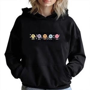 Sweat-shirt pull-over pour femme Kinitwear, automne/hiver, couleur unie, modèle standard KWDM01-B187, fabriqué en Chine - Product Image 1