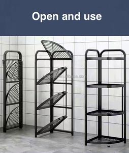 Nhà bếp <span class=keywords><strong>fan</strong></span> hâm mộ hình Kệ hạ cánh đa tầng hộ gia đình tam giác góc lưu trữ Kệ - Product Image 3