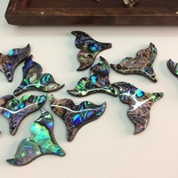 Perles en vrac de coquillages marins naturels en forme de queue de poisson pour pendentifs, boucles d'oreilles, colliers et bijoux DIY