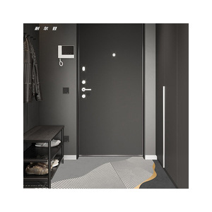 Tapis de porte à motif abstrait, rectangulaire, en PVC, lavable en machine, pour entrée intérieure, usage domestique - Product Image 5