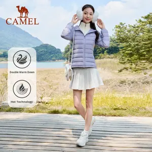 เสื้อแจ็<span class=keywords><strong>ค</strong></span>เก็ตดาวน์น้ำหนักเบา<span class=keywords><strong>ส</strong></span>ำหรับผู้ชายและผู้หญิง ยี่ห้อ Camel กันน้ำ เหมาะสำหรับฤดูใบไม้ร่วงและฤดูหนาว ทรงสั้น กระชับ อุ่น<span class=keywords><strong>ส</strong></span>บาย ใช้งานได้ห<span class=keywords><strong>ลา</strong></span>กห<span class=keywords><strong>ลา</strong></span>ย มีฮู้ด <span class=keywords><strong>ส</strong></span>ไตล์ลำลองและ<span class=keywords><strong>ส</strong></span>ปอ<span class=keywords><strong>ร์</strong></span>ต - Product Image 5