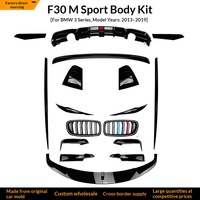 Kit carrosserie M Sport pour BMW Série 3 F30 : Lame avant, becquet arrière, calandre, jupes latérales - Fabrication chinoise