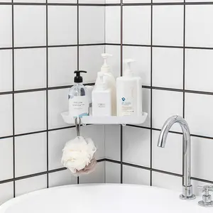 TAILI matkap ücretsiz duş rafı depolama sepeti duvara monte organizatör şampuan vakum vantuz banyo köşe raf