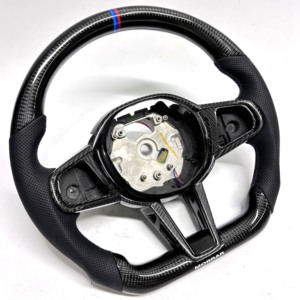 Volante de Fibra de Carbono para <span class=keywords><strong>BMW</strong></span> G01 G02 G05 G06 G09 G11 G12 G15 G20 G22 G28 G29 G30 G80 G82 F40 F90, Accesorios para Automóviles - Product Image 3