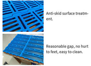 Venta directa de fábrica, piso de listón de Material PP de alto nivel, piso de plástico de cerdo de doble espalda personalizado - Product Image 5