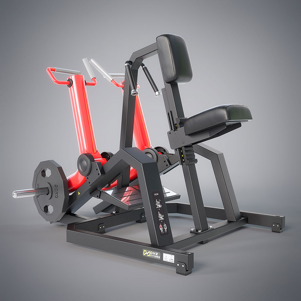 DHZ Fitness Discovery-R Row Machine - Durable Steel Design for