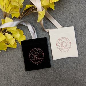 Pochette en velours suédé personnalisable avec logo, réutilisable, pour cadeaux, sac à cordon, emballage, vente en gros - Product Image 2