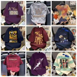 T-shirts d'Été Décontractés à Manches Courtes Tricotés Tendance pour <span class=keywords><strong>Femme</strong></span> 2025, <span class=keywords><strong>Prix</strong></span> de Gros 1 Yuan pour Articles de Rue - Product Image 2