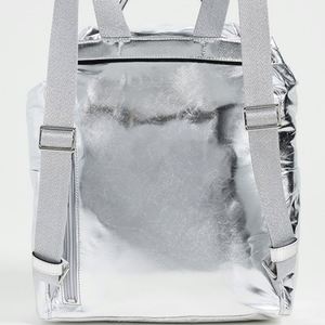 <b>Students</b> Schoolbags Letter Preppy Style Metallic Flap <b>Backpack</b> Custom Multiple Pockets Waterproof Daypack Travel Nylon Large - Product Image 6