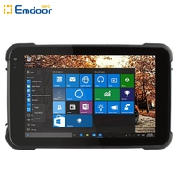 Tableta Robusta IP67 Resistente al Agua, Escáner de Código de Barras Industrial, Windows 10, 4G WiFi, GPS 4.0, 4GB RAM, 64GB ROM, para Interiores y Exteriores
