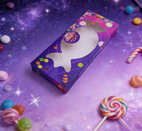 Boîtes à bonbons personnalisées avec impression couleur, impression sérigraphique à paillettes, bonbons personnalisés, boîte en carton avec insert