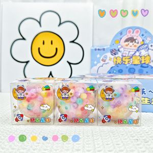 Vibrant 7-Color Planet Design with Clear Water <b>Bead</b> Texture Individually Wrapped for Safe Fun Stress-Relief Squeezing for Kids - Product Image 2