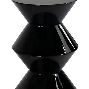Tavolino da Caffè Moderno in Stile Nordico, Tavolo Rotondo Cesar in Fibra di Vetro per Soggiorno - Product Image 2
