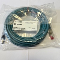 Câble Ethernet Op-87232 NFPA79 M12 4 broches mâle vers RJ45 10m pour la série SR-X/SR-1000, lecteur de codes-barres intelligent IA, Op 87232, neuf et original