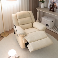 Canapé simple multifonctionnel de recliner électrique de capsule de l'espace moderne pour le home cinéma ensemble paresseux de massage de chaise berçante inclus