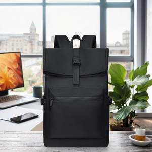 2025 Hot Waterproof Travel Modern Expandable <b>Roll</b> <b>Top</b> College Laptop Bag Rollup Hiking Daypack Rolltop <b>Backpack</b> for Men - Product Image 1