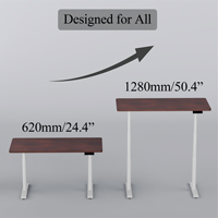 Table élévatrice électrique PRORIALS à double moteur, réglable, ergonomique, en acier massif, pour bureau commercial et ordinateur