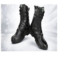 Bottes de sport montantes en jean pour homme, de qualité supérieure, à lacets, robustes, avec semelle antidérapante, durables, confortables et respirantes