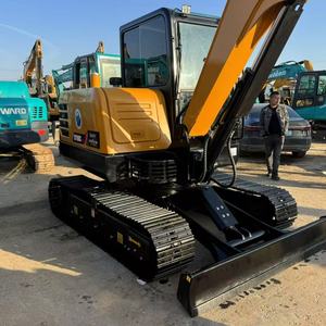 Miniexcavadora Sany SY60C Pro con pocas horas de trabajo, excavadora de cadenas de 6 toneladas con el mejor precio, Sany SY60C para agricultura con certificación CE - Product Image 5