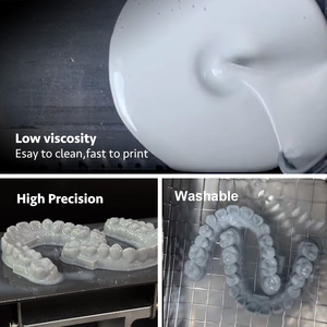 Résine dentaire pour impression 3D 405nm, lavable à l'eau, pour la fabrication d'aligneurs, compatible avec <span class=keywords><strong>Epax</strong></span>, Phrozen, etc. - Product Image 3