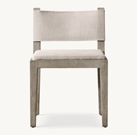 SELLE Français Minimaliste Art Déco Intérieur Cuisine Chêne Ensembles De Salle À Manger Style Américain Hôtel Restaurant Banquet Tissu Salle À Manger Côté Chaise