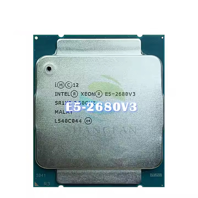 For Intel Xeon E5-2680V3 E5 2680v3 E5 2680 V3 2.5 GHz Twelve-Core Twenty-four-Thread CPU Processor 30M 120W LGA 2011-3