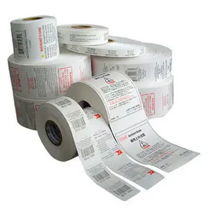 High Quality Waterproof Vinyl Custom Sticker Barcode Label For Supermarket Product Label Printing