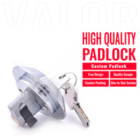 Valor 2026 New Arrival European Security Door Lock Durable Iron Door #45 Steel Cylinder Cover Plate Square Cylinder Key Lock