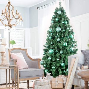 ชุดลูกบอลพลาสติกสีฟ้า8ซม. เครื่องประดับต้นคริสต์มาสดีไซน์ใหม่มีในสต็อก - Product Image 5