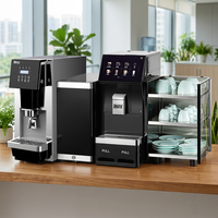 Cafetera Espresso Comercial con Pantalla Táctil, Voltaje: 220V / 110V, Totalmente Automática con Espumador de Leche