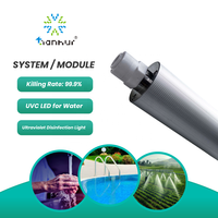 Module LED UV DC24V 100L 35L 3L pour eau dynamique 275nm UVC IP68 Traitement de l'eau pour l'agriculture, l'aquaculture et les piscines