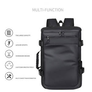 Custom Hot Sale Large Capacity Waterproof <b>Roll</b> <b>Top</b> <b>Laptop</b> Rucksack <b>Backpack</b> Frosted Pu Leather Usb Anti-theft Fea - Product Image 4