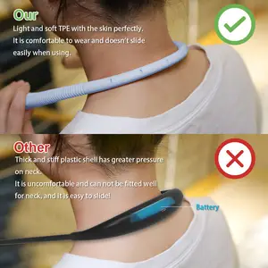 LED Portable Flexible Hanging Neck Rechargeable Book Light Eye Protection Reading Light